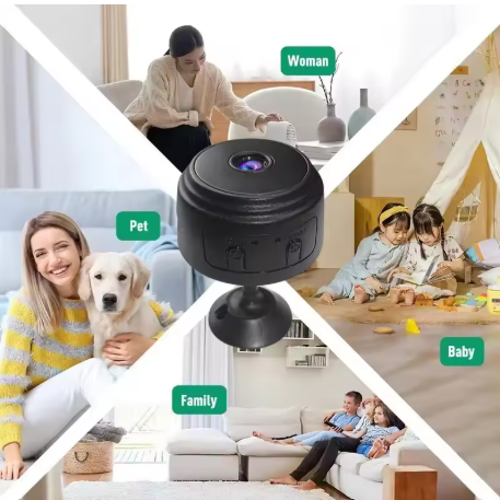 Micro Video Recorder Mini Camera Wireless Design Night Vision Two-Way Talk Camera Motion Detection Alarm System Wireless Camera