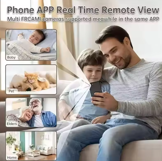 Micro Video Recorder Mini Camera Wireless Design Night Vision Two-Way Talk Camera Motion Detection Alarm System Wireless Camera