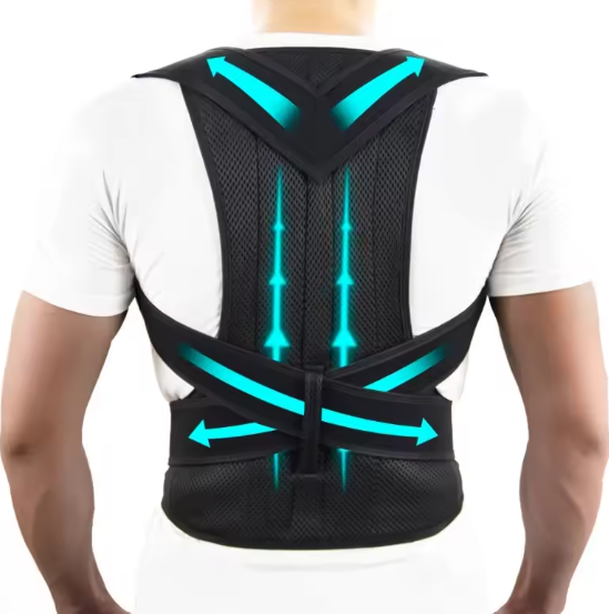 Oveno: Back Brace, Unisex, Shoulder Brace, Adjustable Full Back Support, Suitable for Upper and Lower Back.