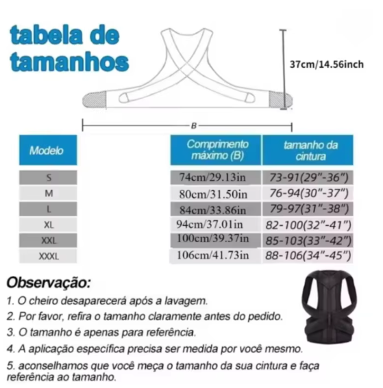 Oveno: Back Brace, Unisex, Shoulder Brace, Adjustable Full Back Support, Suitable for Upper and Lower Back.
