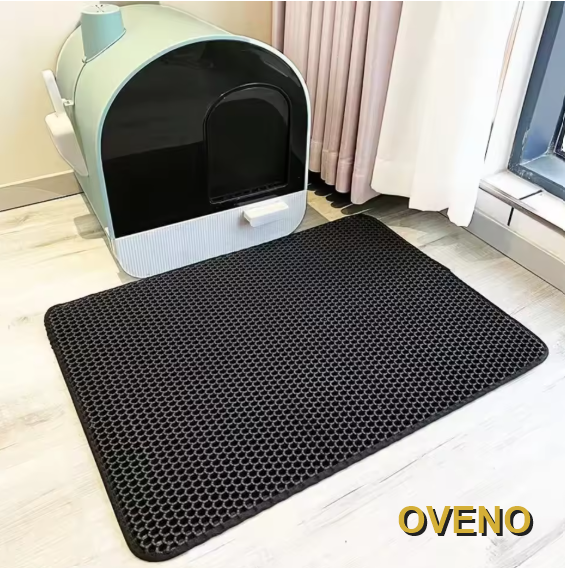 Cat Litter Mat Double Layer Pet Non Slip Large Size Pet Litter Box Filter Mat Waterproof Pet Toilet Cat Litter Trapping Mat